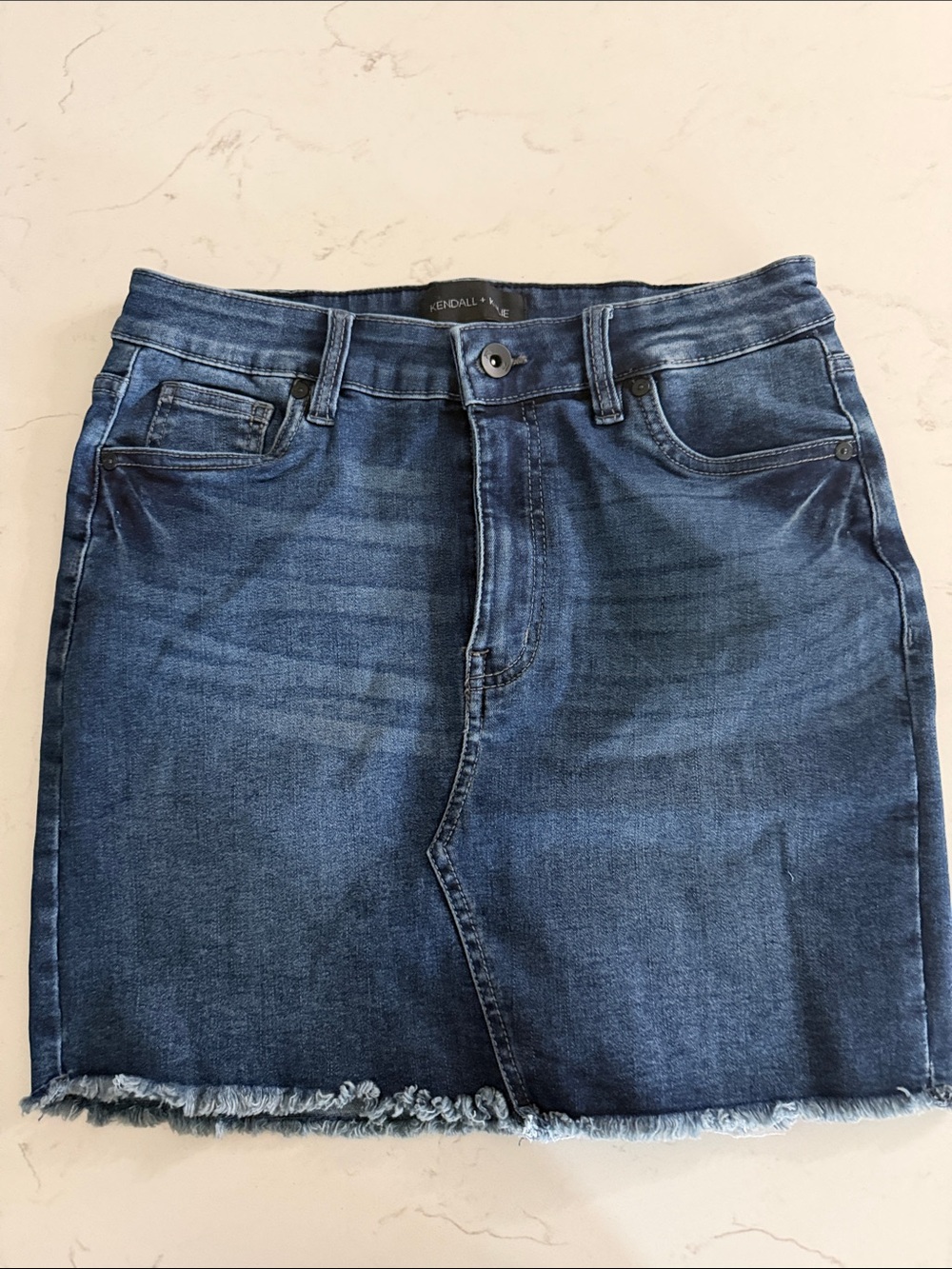 Kendall + Kylie Women's Denim Jean Skirt Waist 29